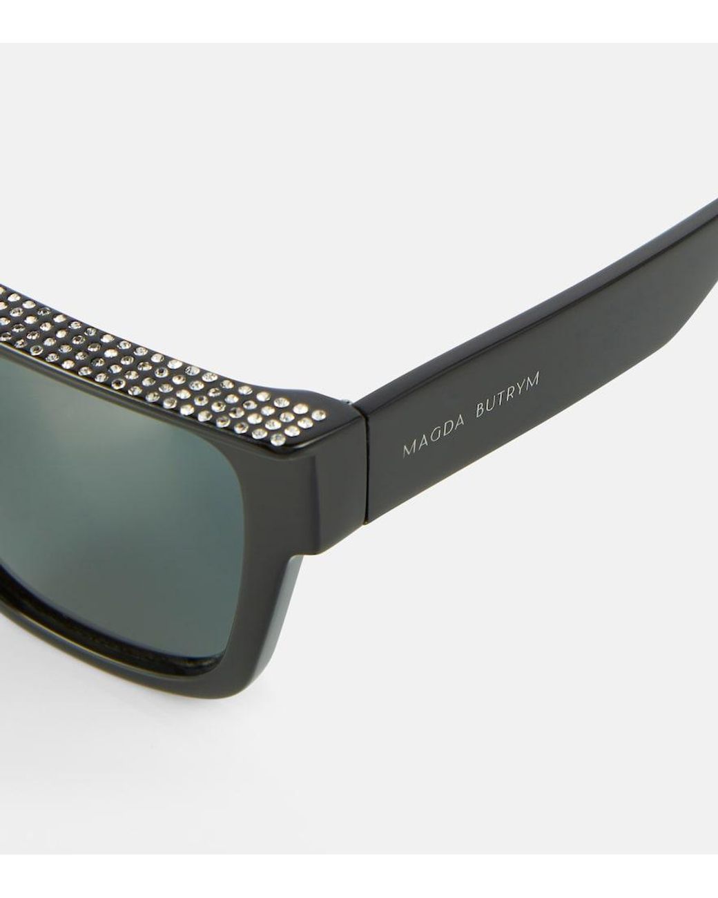 Magda Butrym Gray Square Sunglasses
