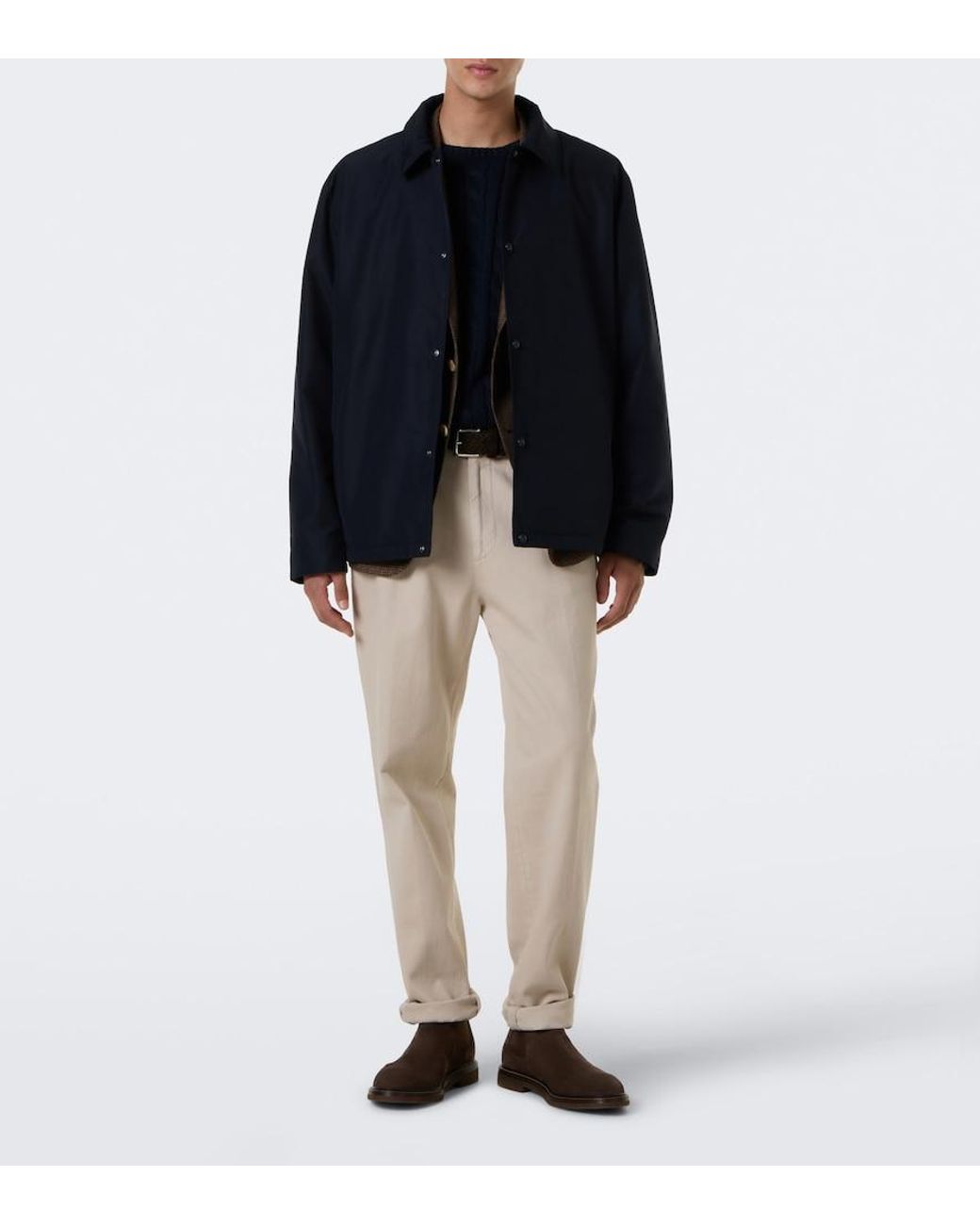 Ralph Lauren Blue Wool-Lined Jacket for men