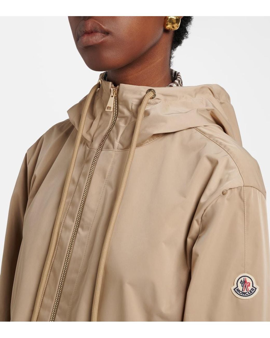 Moncler Natural Cassiopea Gabardine Jacket