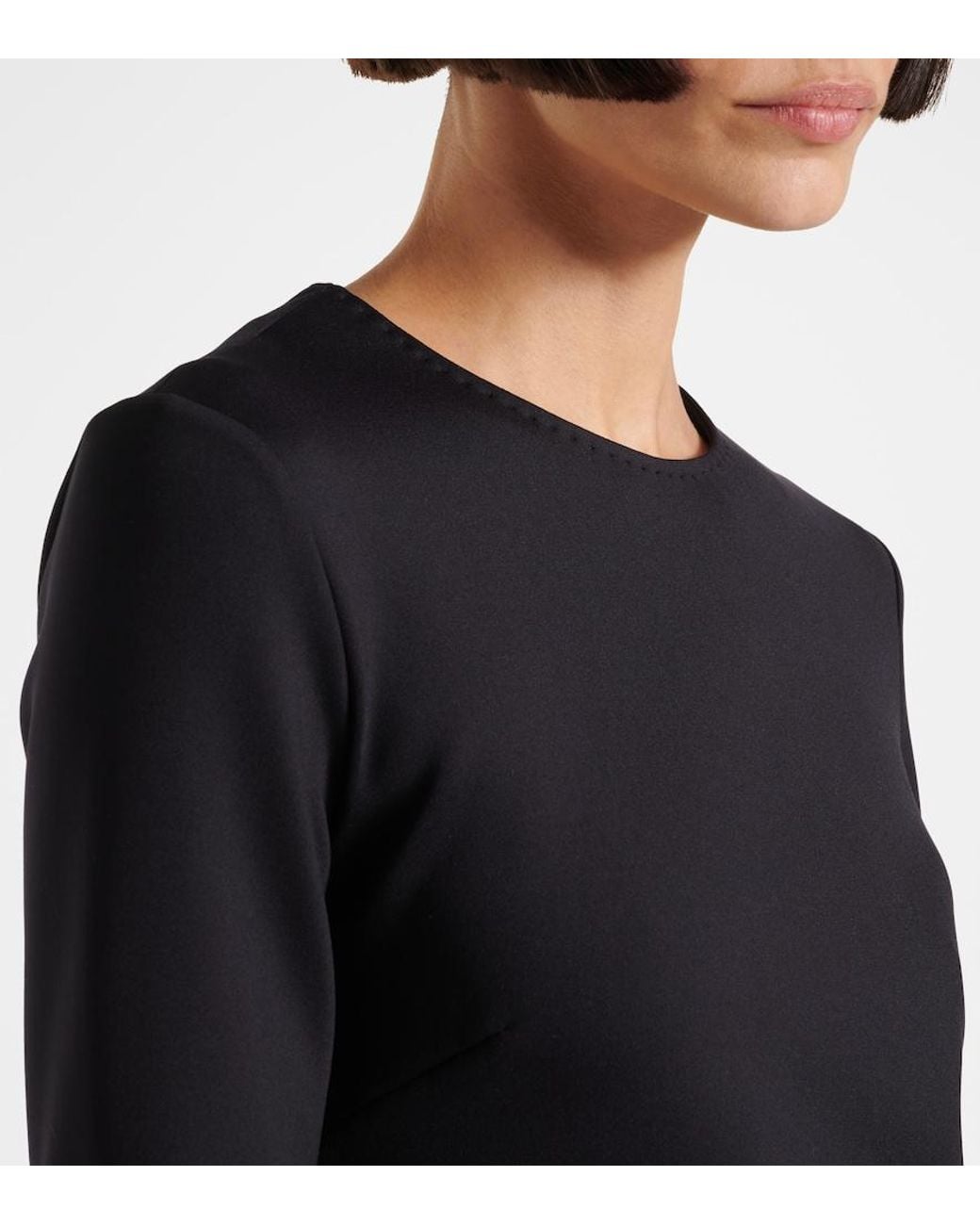 Max Mara Black Bartolo Minidress