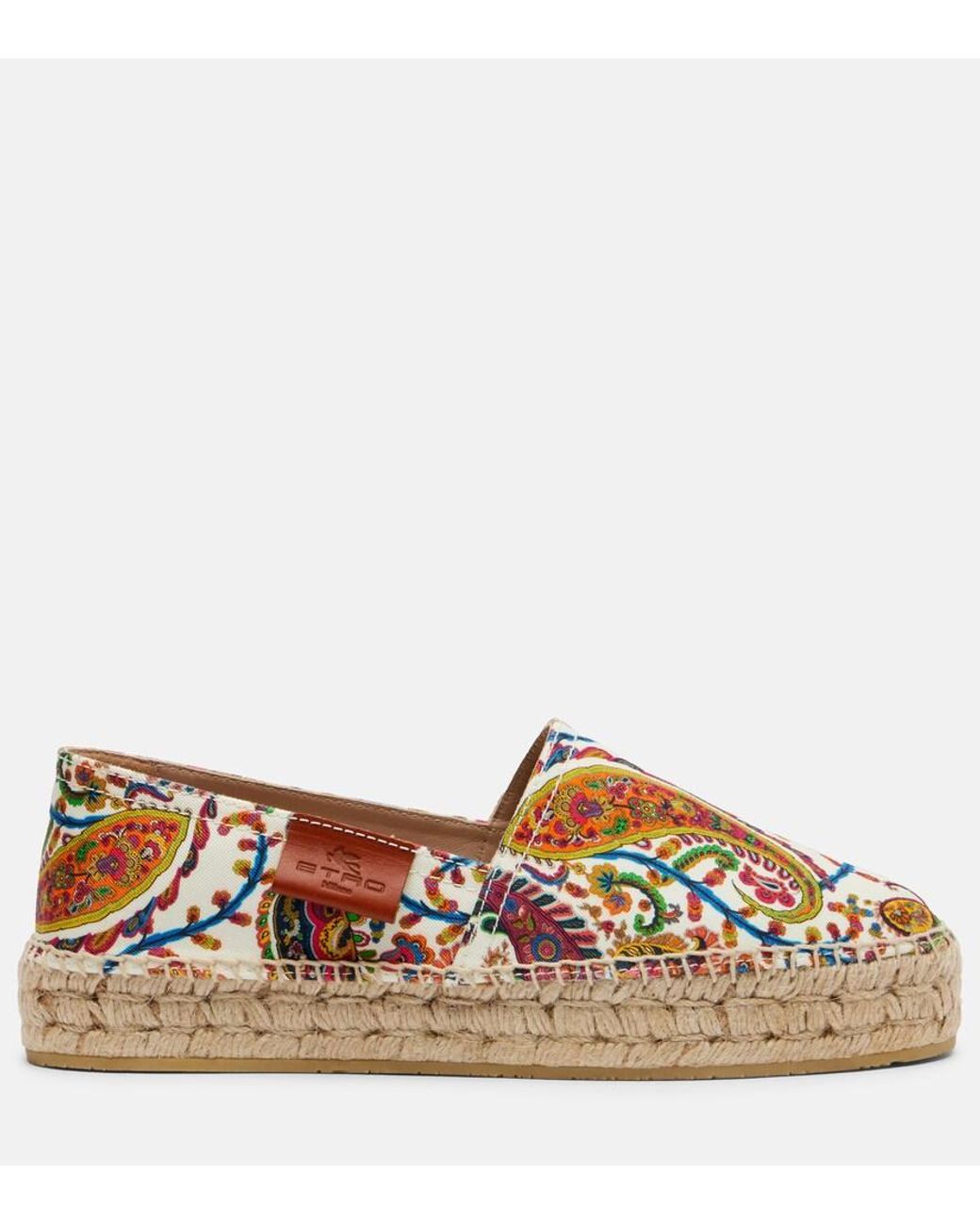 Etro Brown Espadrilles Aus Canvas
