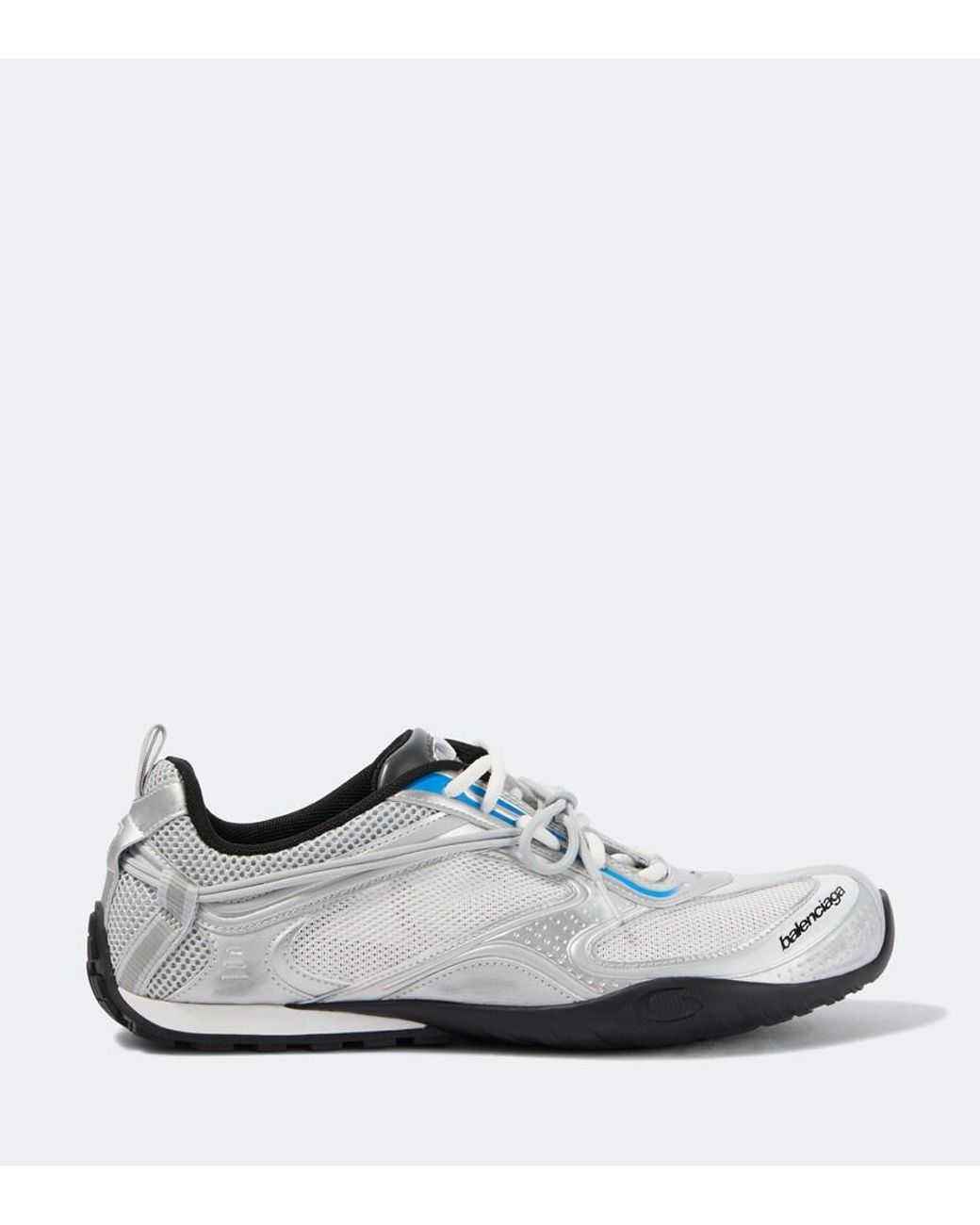 Balenciaga White Radar Gradient Lines Sneakers for men