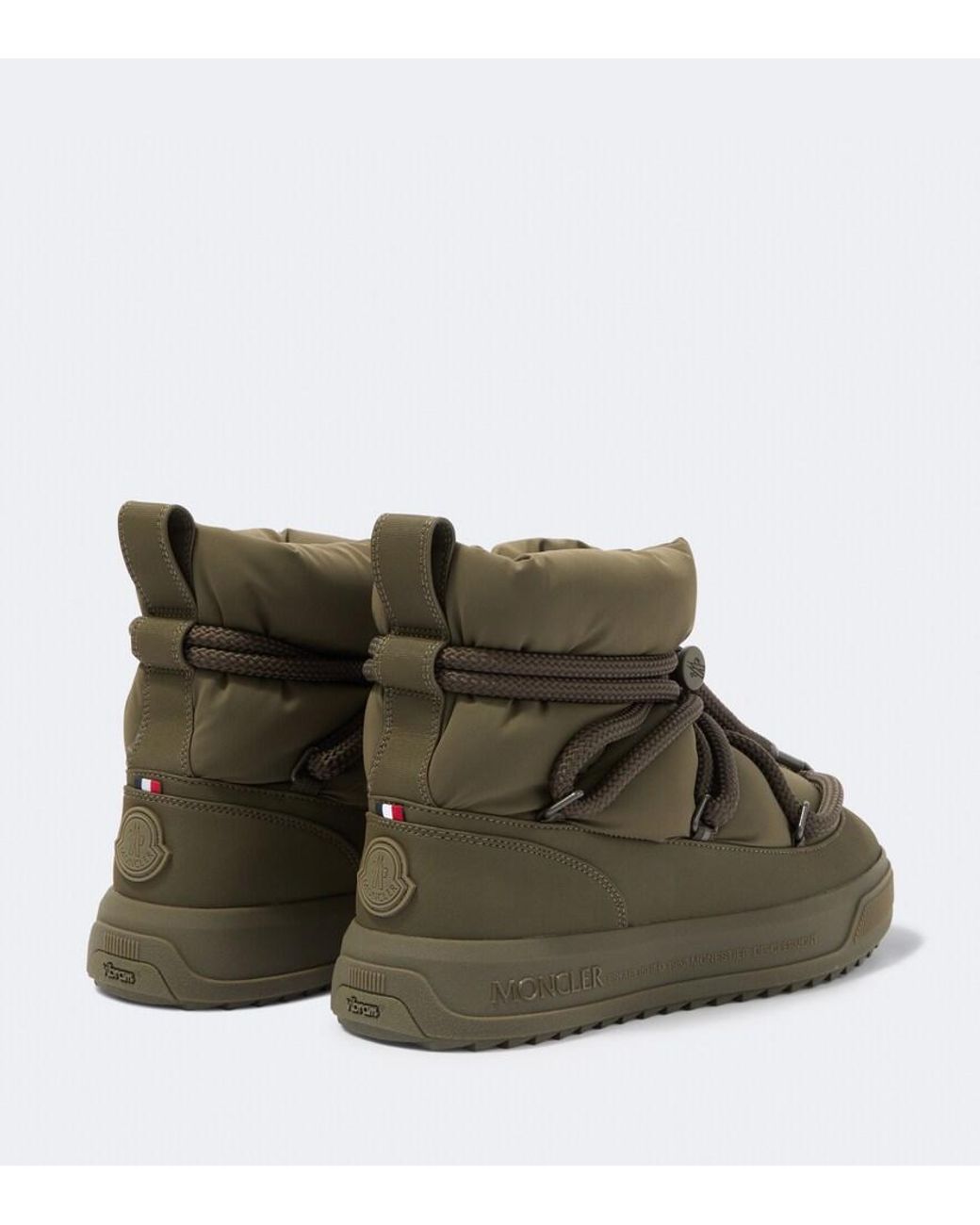 Moncler Green Altive Mid Snow Boots for men