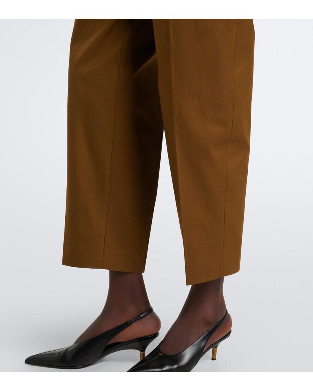 Altuzarra Green Bix Cotton Tapered Pants