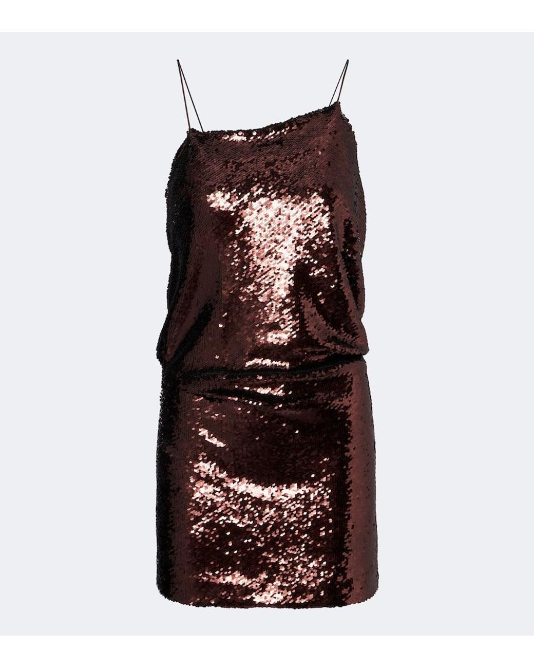 Alex Perry Red Sequined Minidress