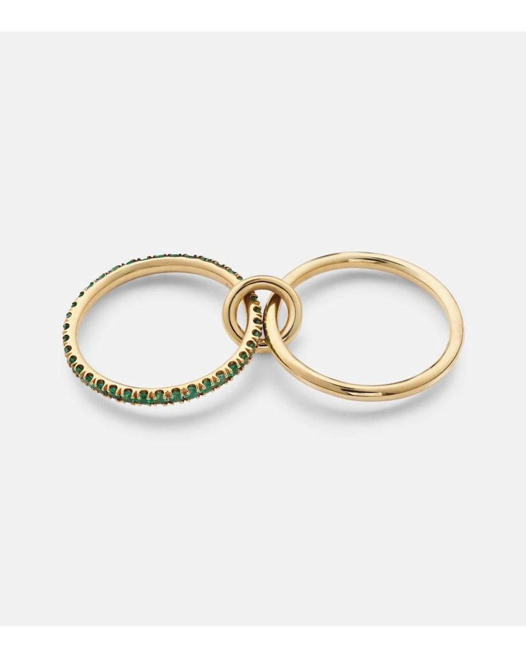 Spinelli Kilcollin Metallic Marigold 18Kt Ring With Emeralds