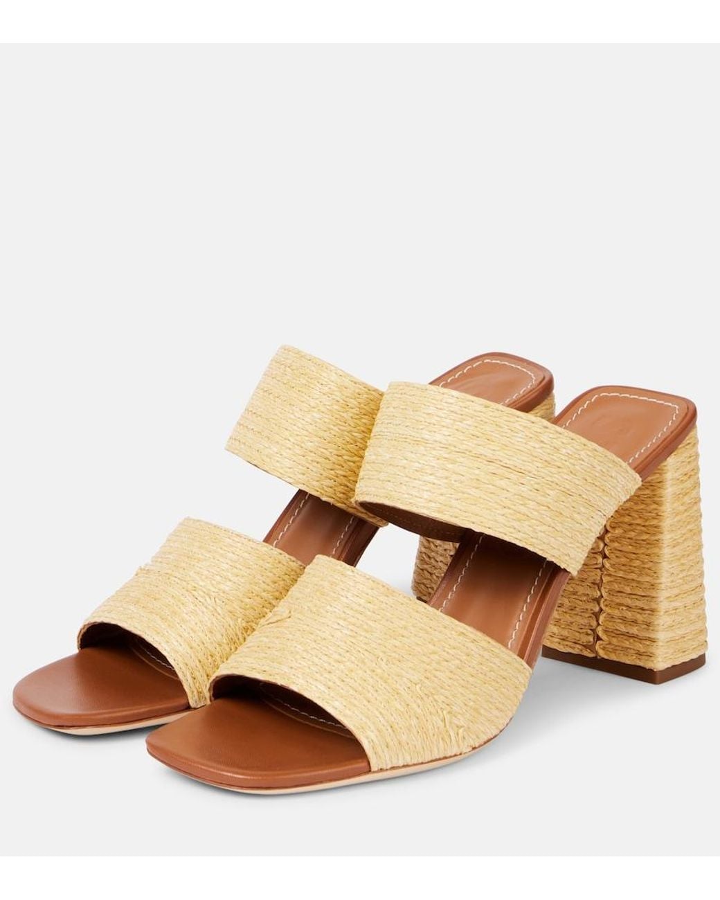 Mules Skylar di Staud in Metallic