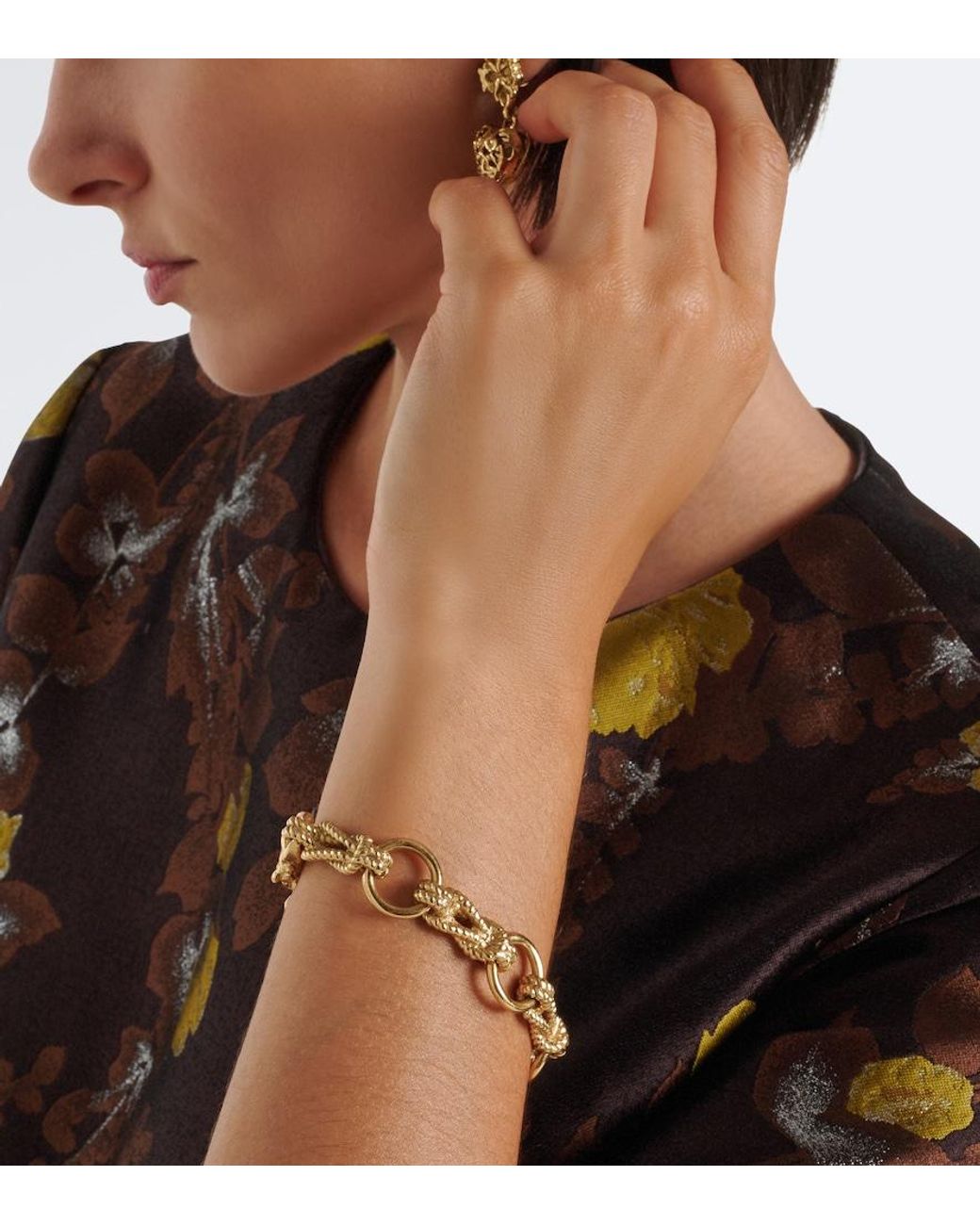 ALÉMAIS Metallic Rope Chain Bracelet