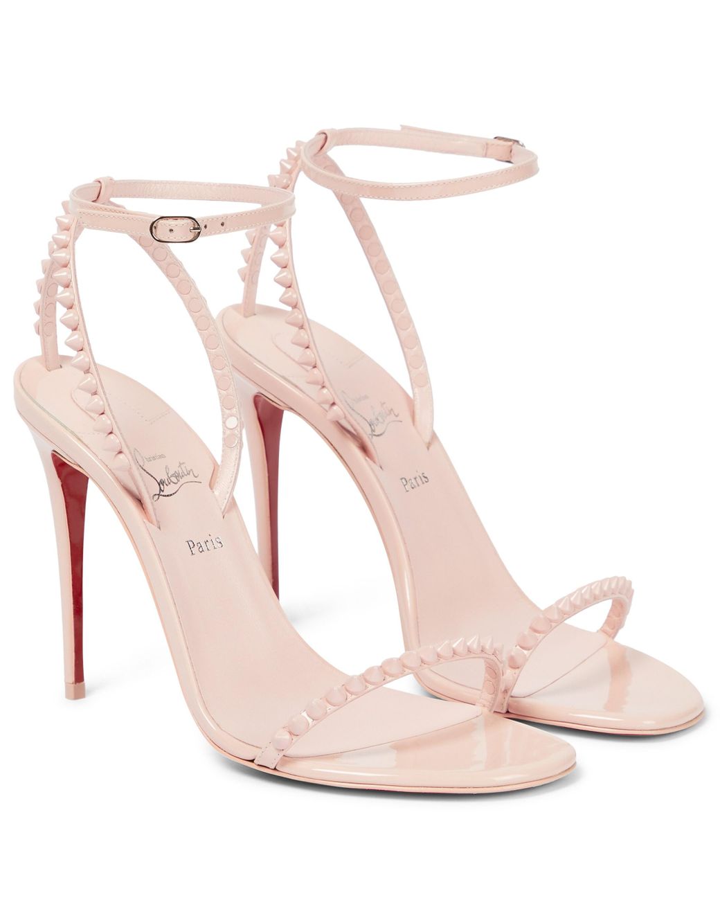 Christian Louboutin So Me 100 Leather Sandals in Pink | Lyst UK