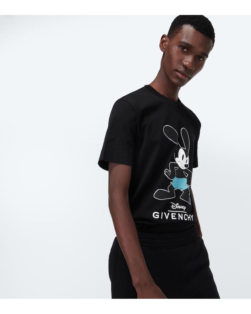 Givenchy × Disney 半袖Tシャツ 黒 ジバンシィ 半袖Tシャツ×Disney メンズ SIZE L (L) GIVENCHY