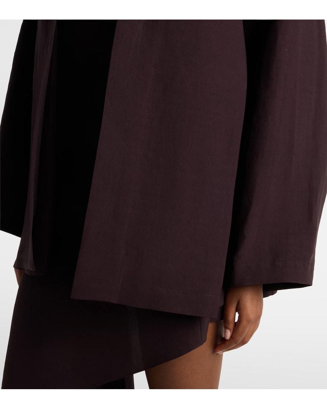 Alaïa Black Poplin Jacket