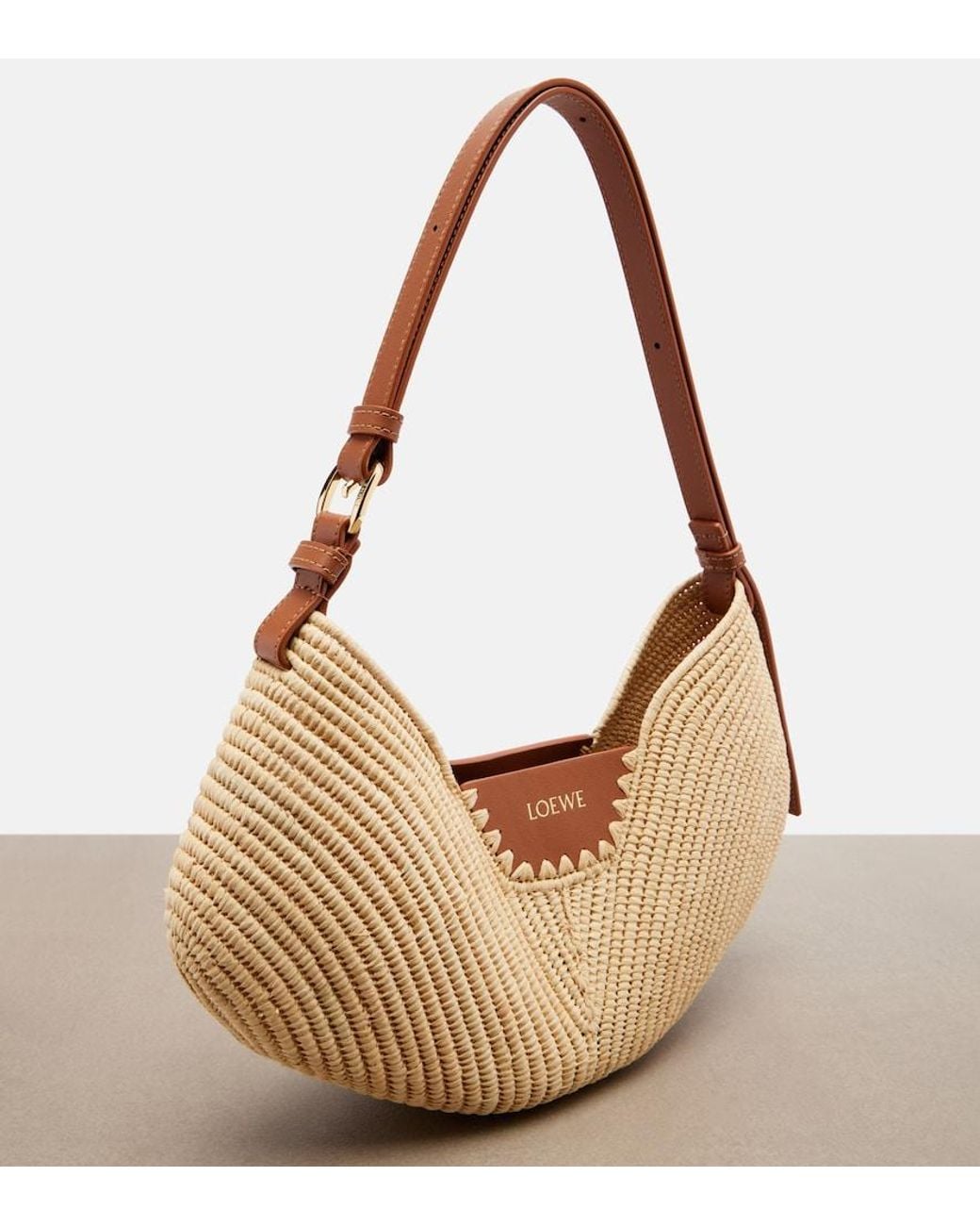 Loewe Natural Paula's Ibiza Swing Medium Shoulder Bag