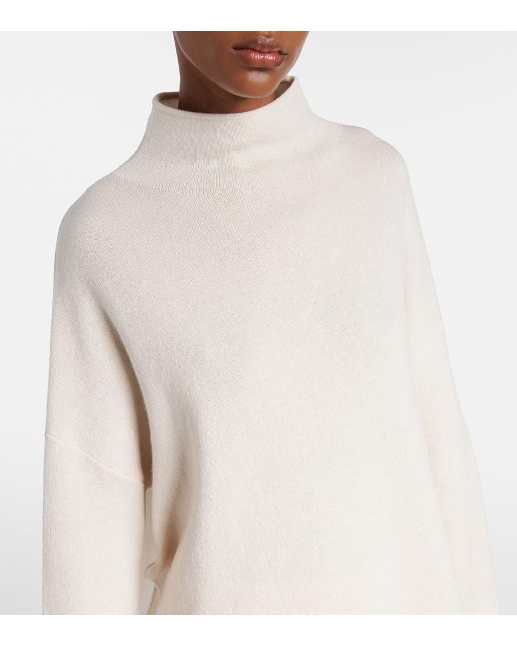 Jardin Des Orangers White Wool And Cashmere Sweater