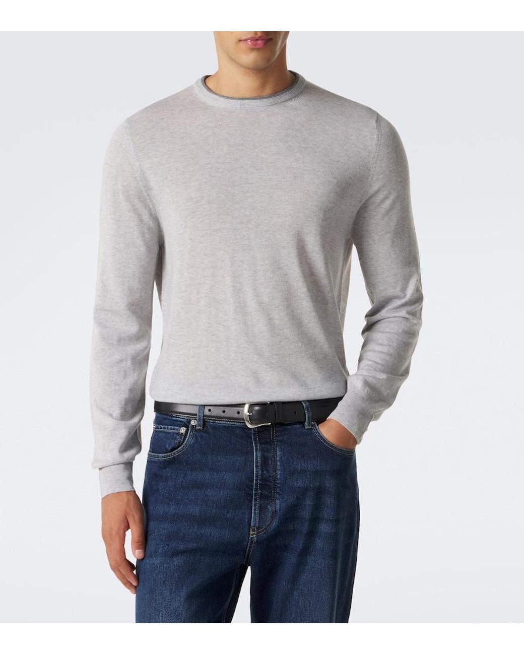 Pullover di Canali in Gray da Uomo