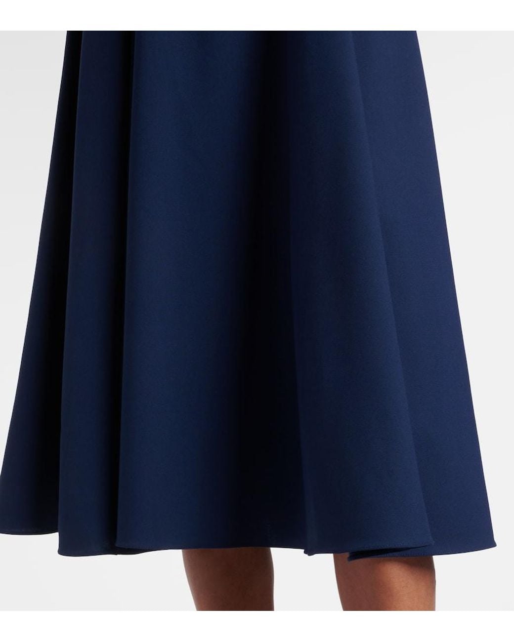 Emilia Wickstead Blue Jody Shirt Dress