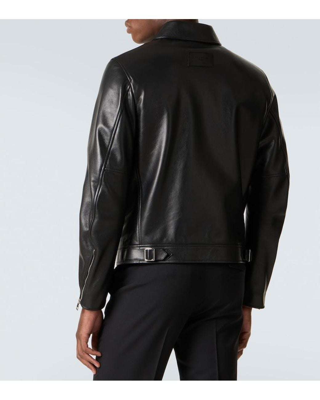 Givenchy Black Leather Jacket for men