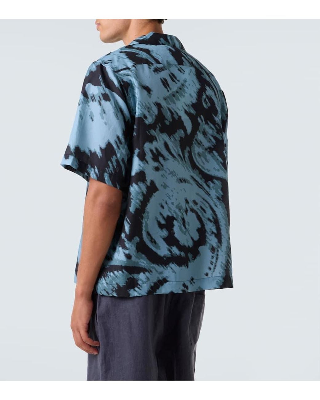 Camicia di Commas in Blue da Uomo