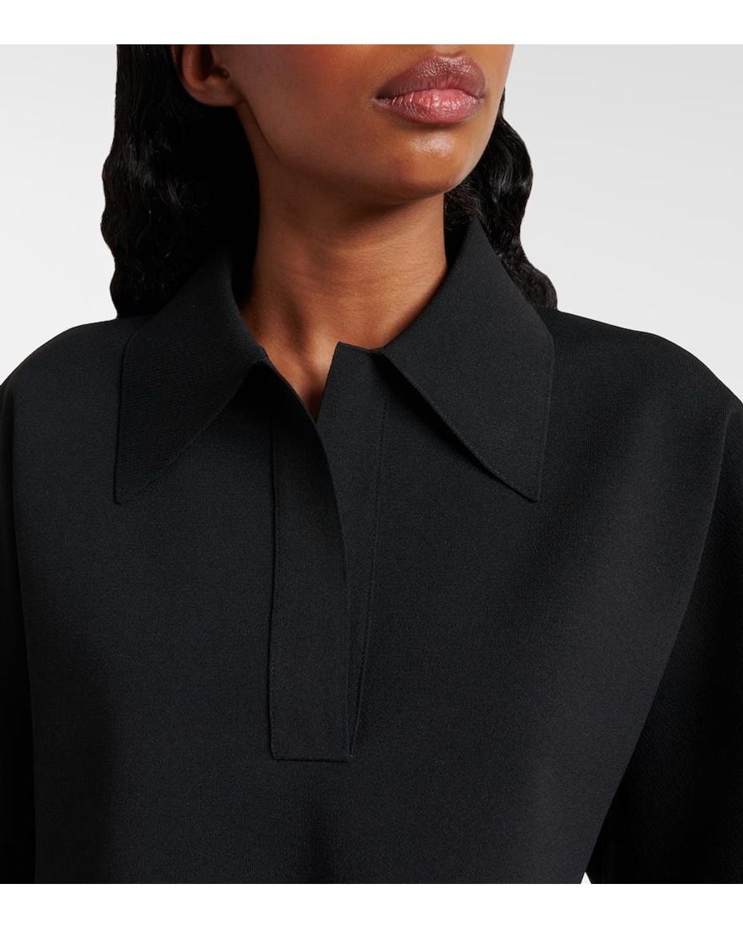 Polo Cropped Alaïa de color Blue