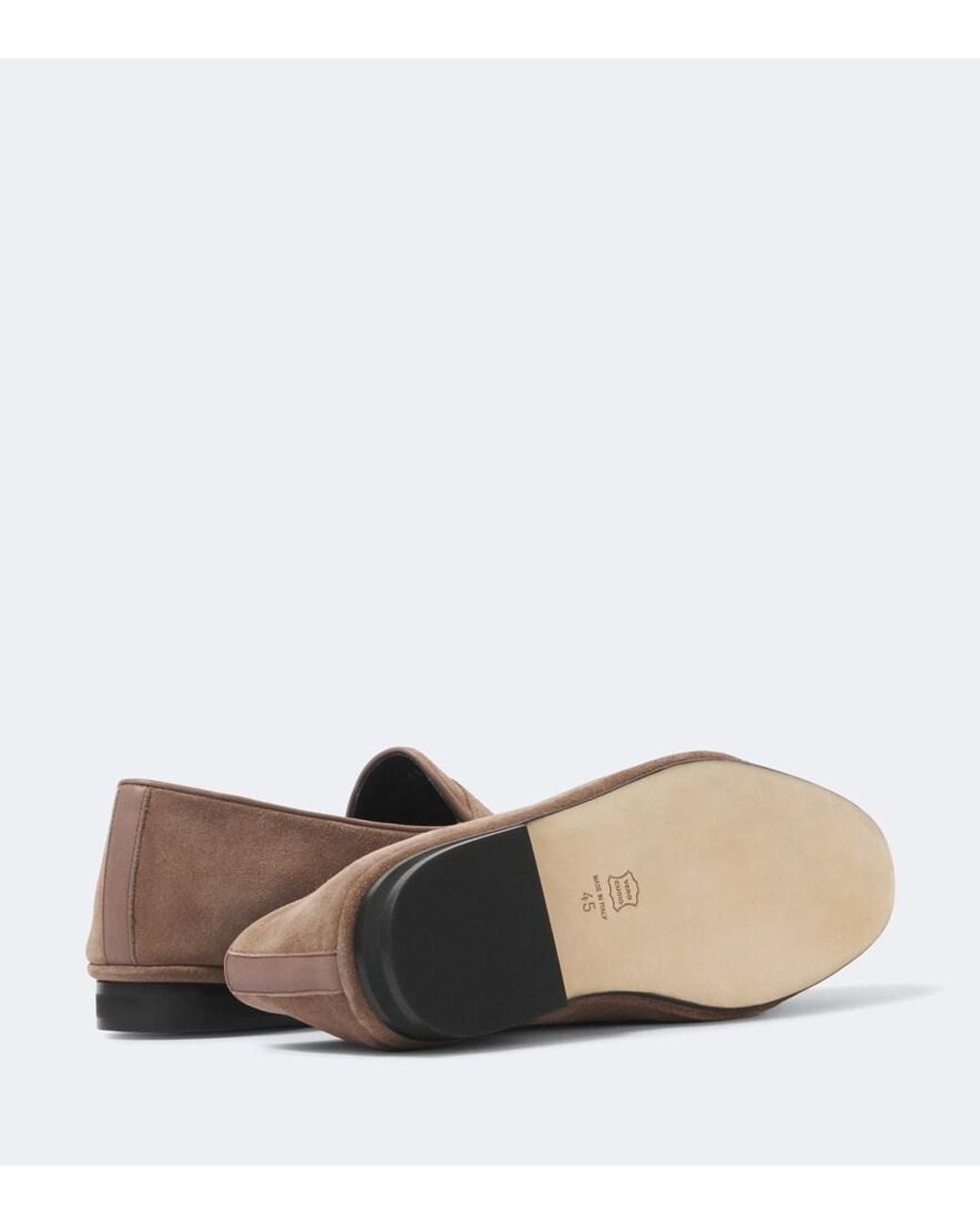 Rubinacci White Suede Penny Loafers for men