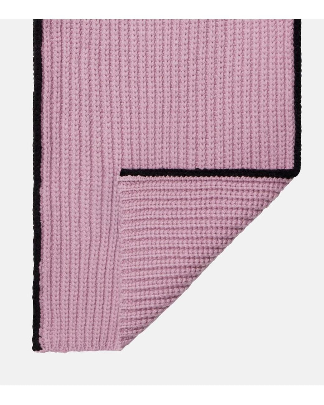 Chloé Purple Encour Wool And Cashmere Scarf