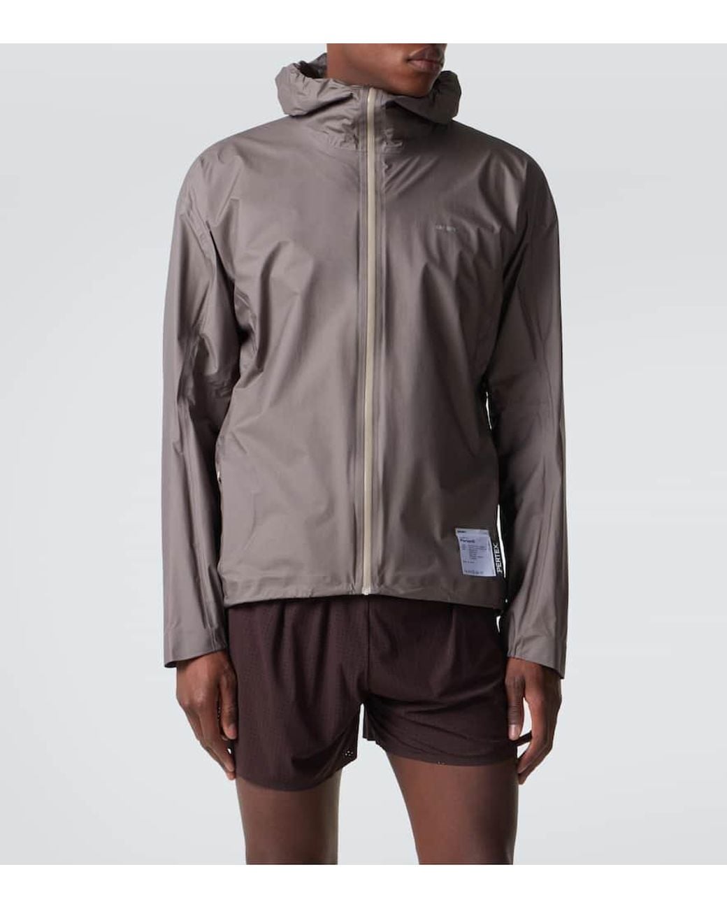 Satisfy Brown Technical Jacket for men