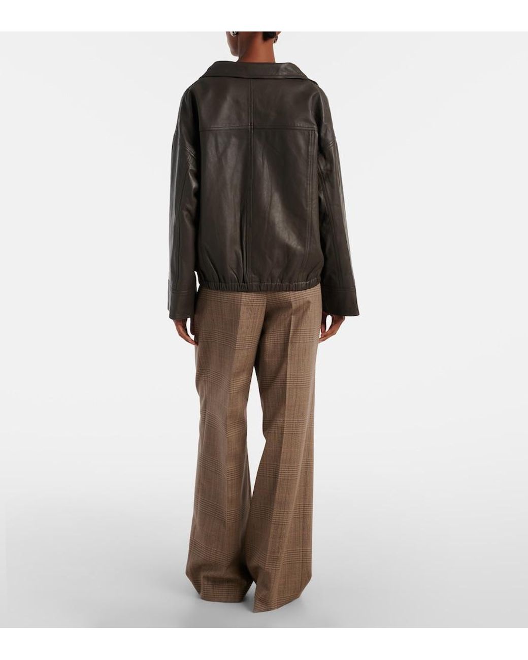 Rohe Brown Leather Jacket