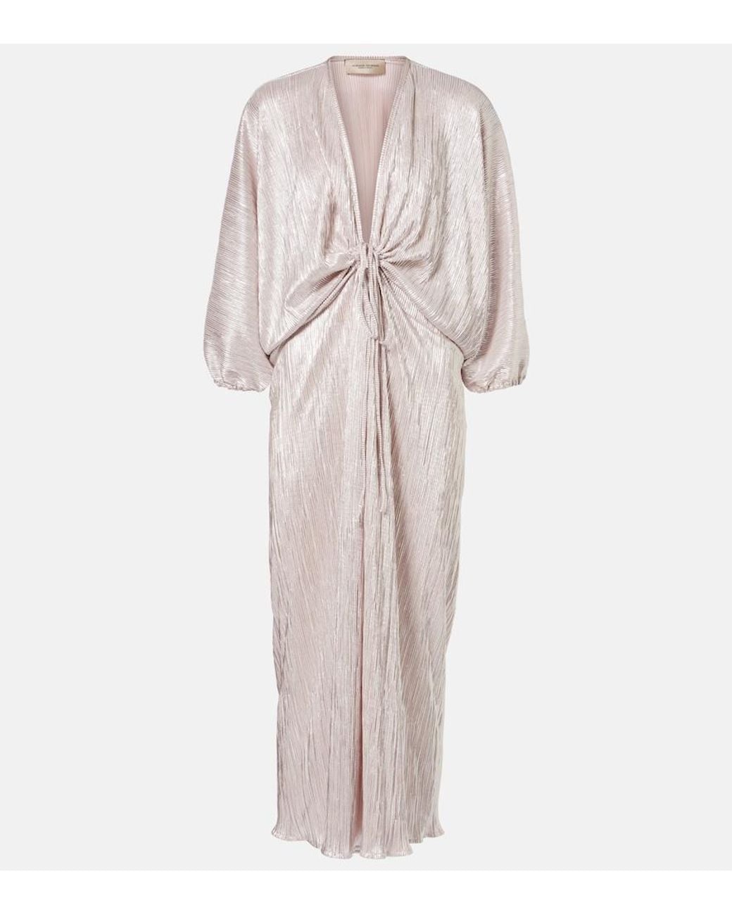 Adriana Degreas Pink Gathered Kaftan