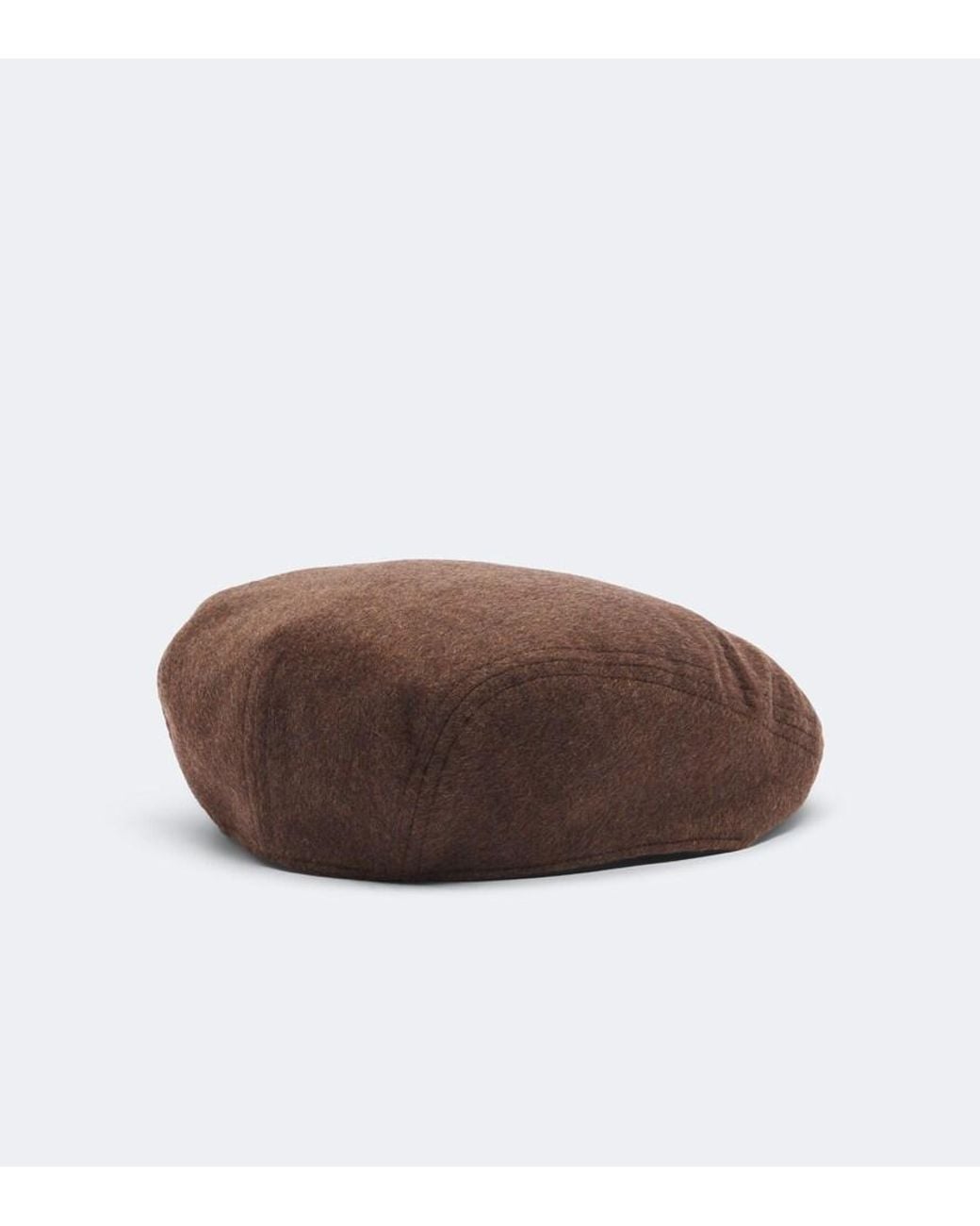 Jacquemus Brown Valerie Virgin Wool Flat Cap