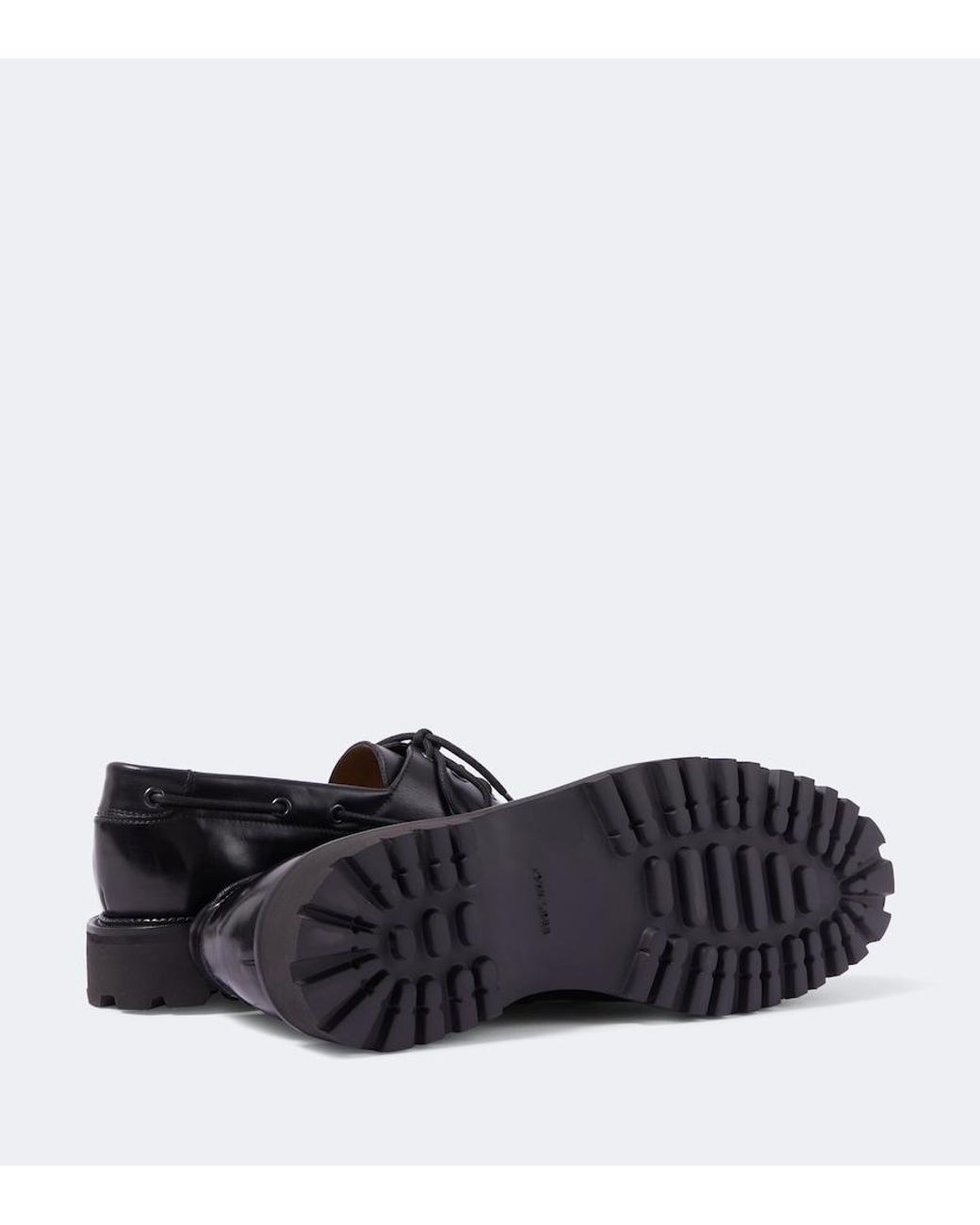 John Lobb Segelschuhe Tide Aus Leder in Black für Herren