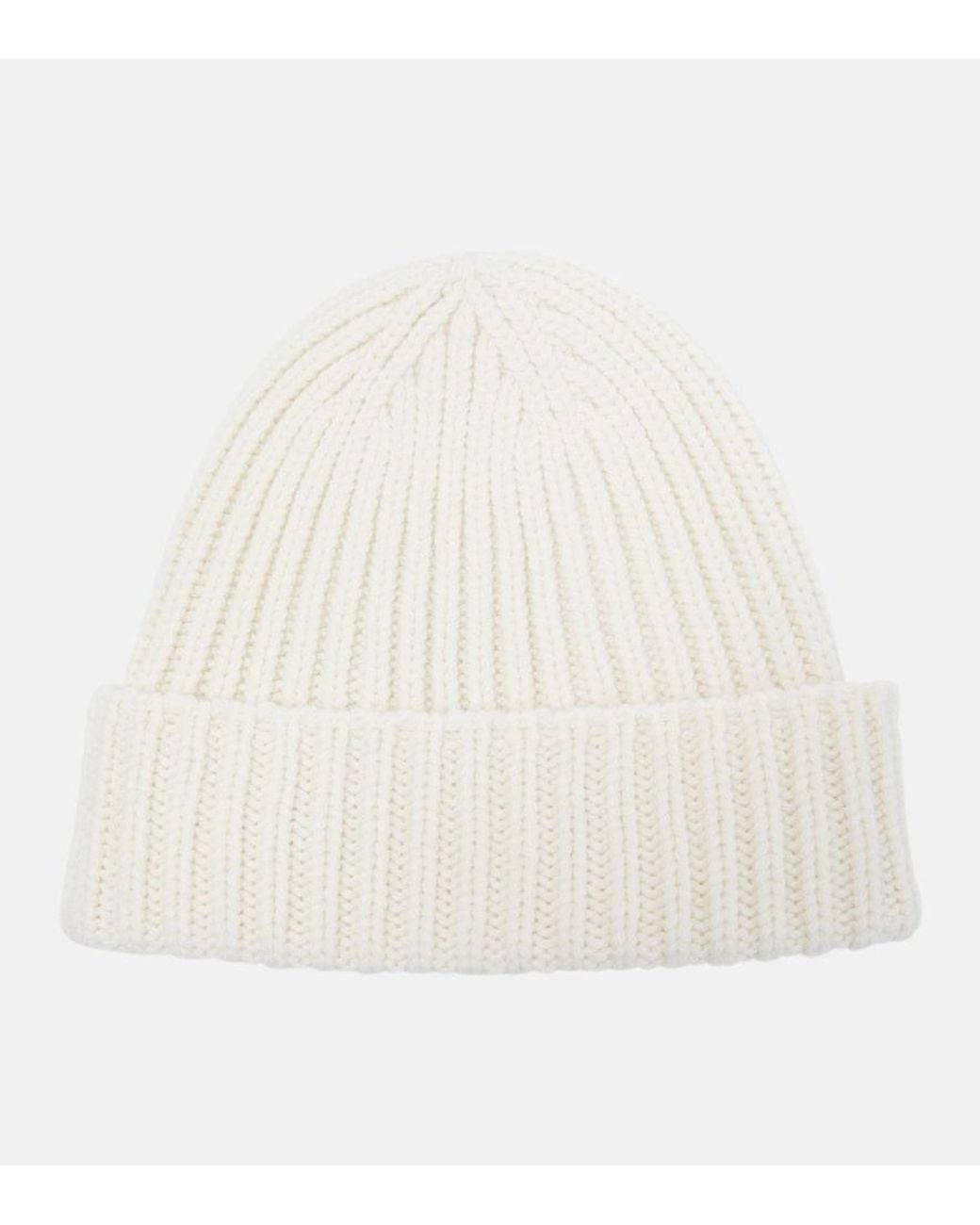 Gucci Natural Wool Cashmere Hat With Double G