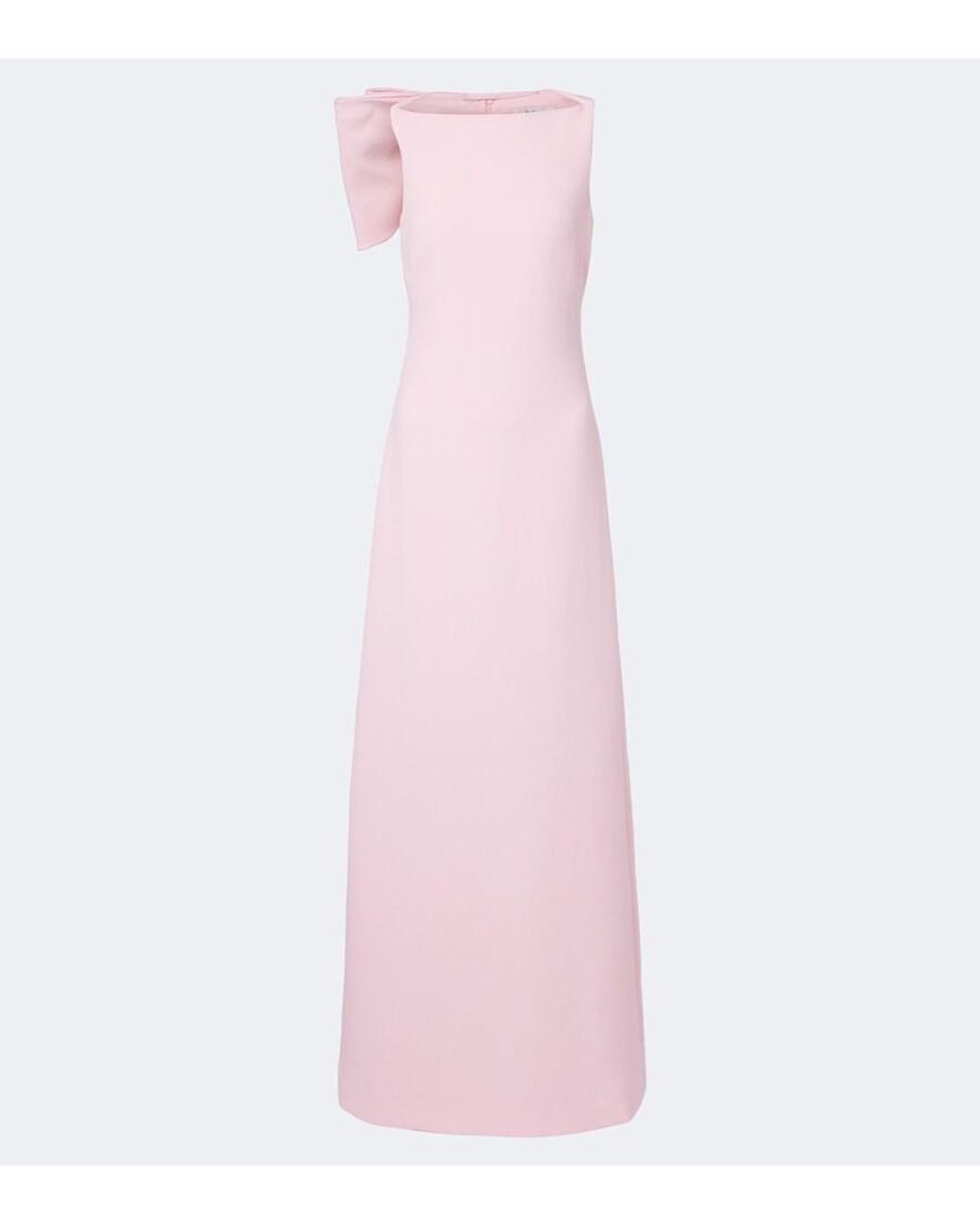 Safiyaa Pink Mallory Crepe Gown