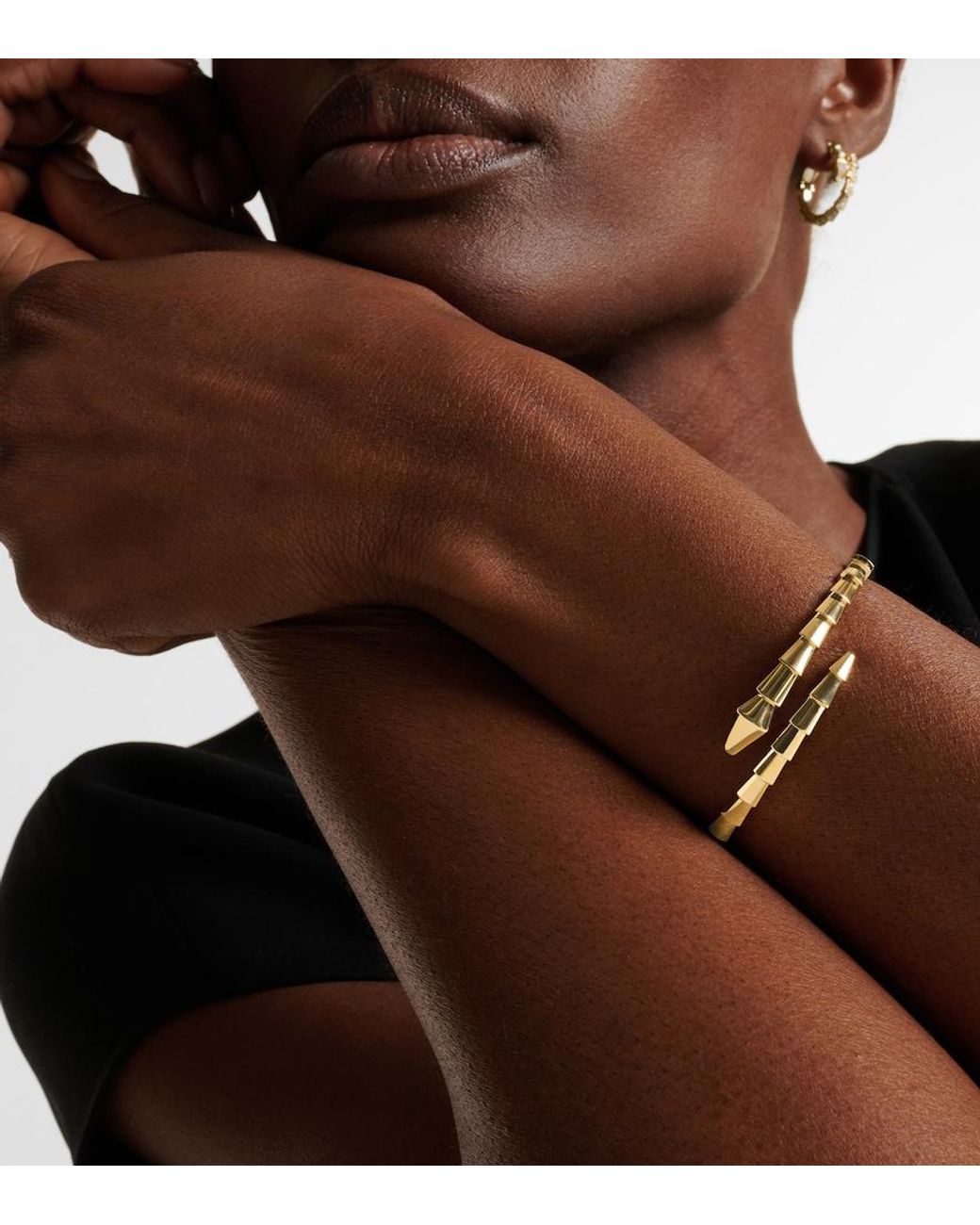 BVLGARI Metallic Serpenti Viper 18Kt Bracelet