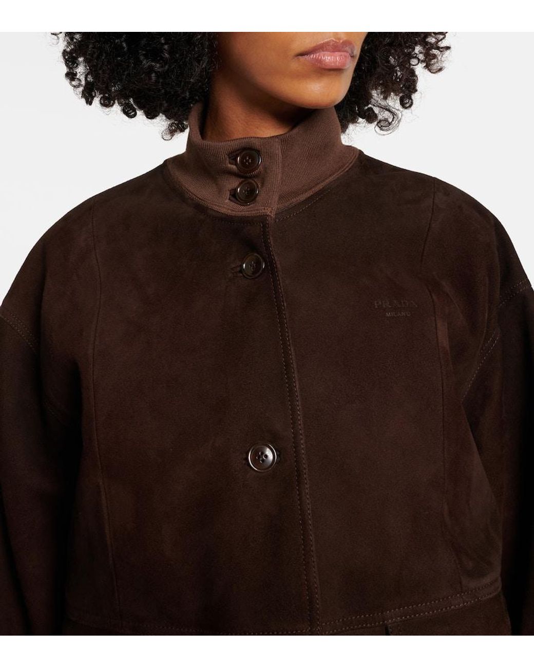 Prada Brown Suede Jacket