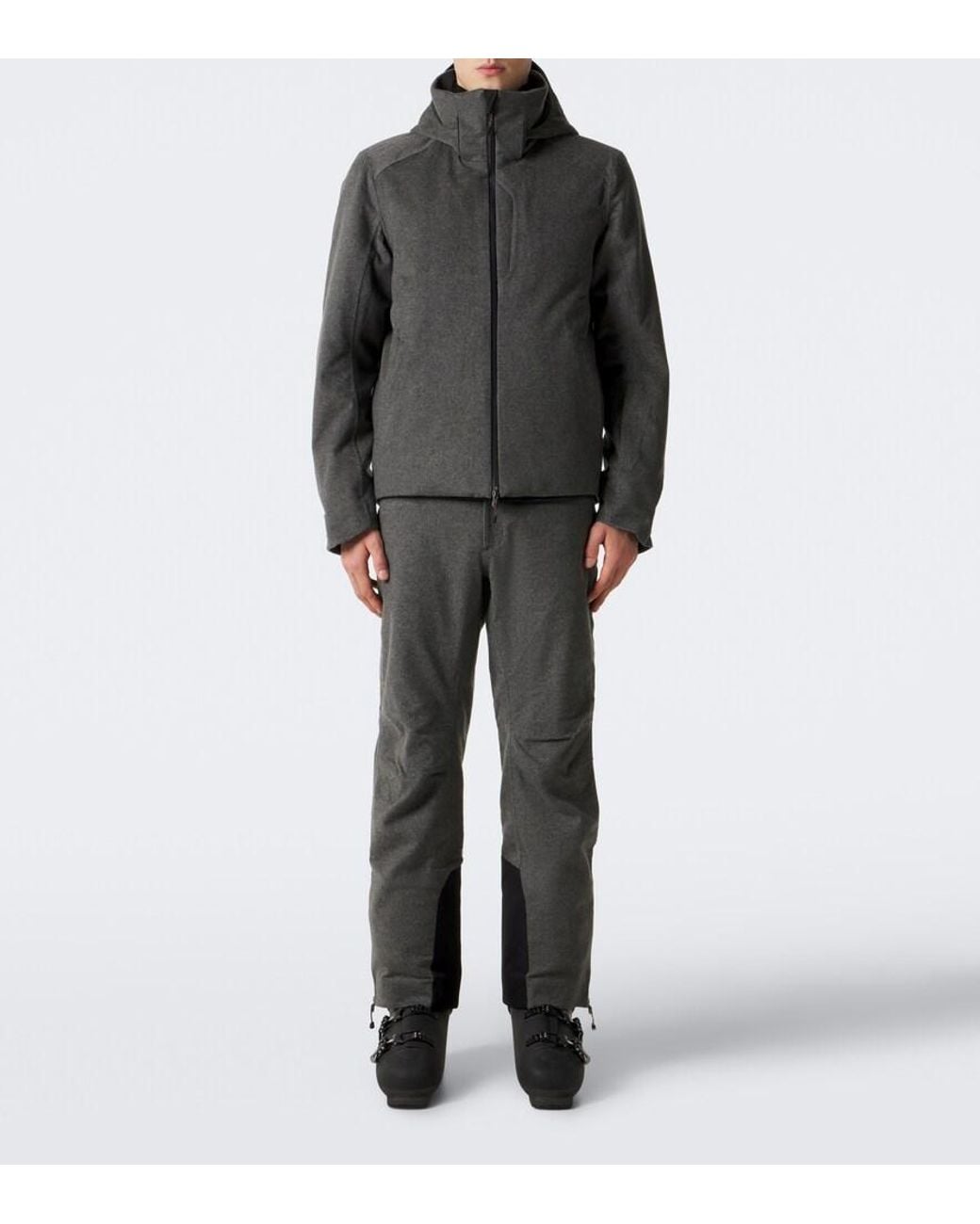 Sease Gray Indren Cashmere Straight Ski Pants for men