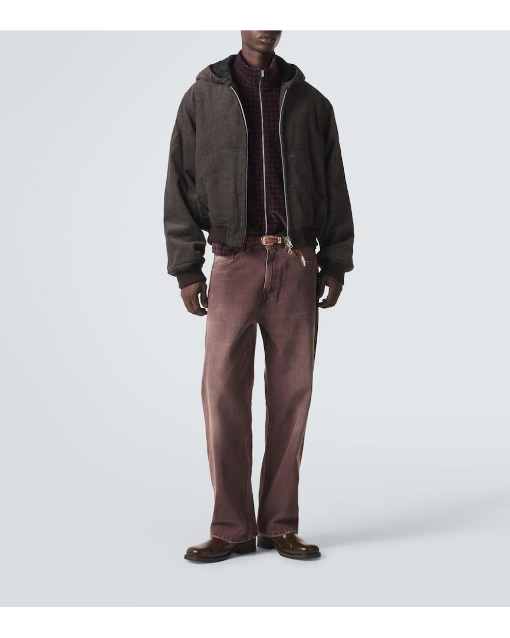 Our Legacy Black Bank Cotton Twill Corduroy Jacket for men