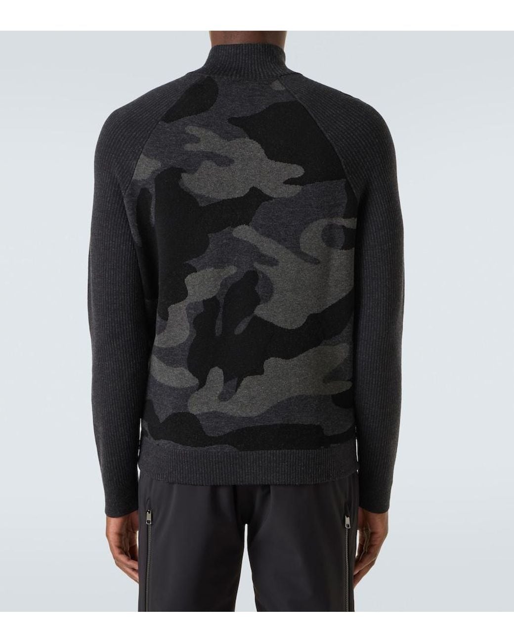 Bogner Black Reso Virgin Wool Sweater for men