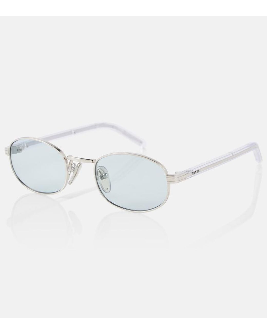 Prada Blue Ovale Sonnenbrille