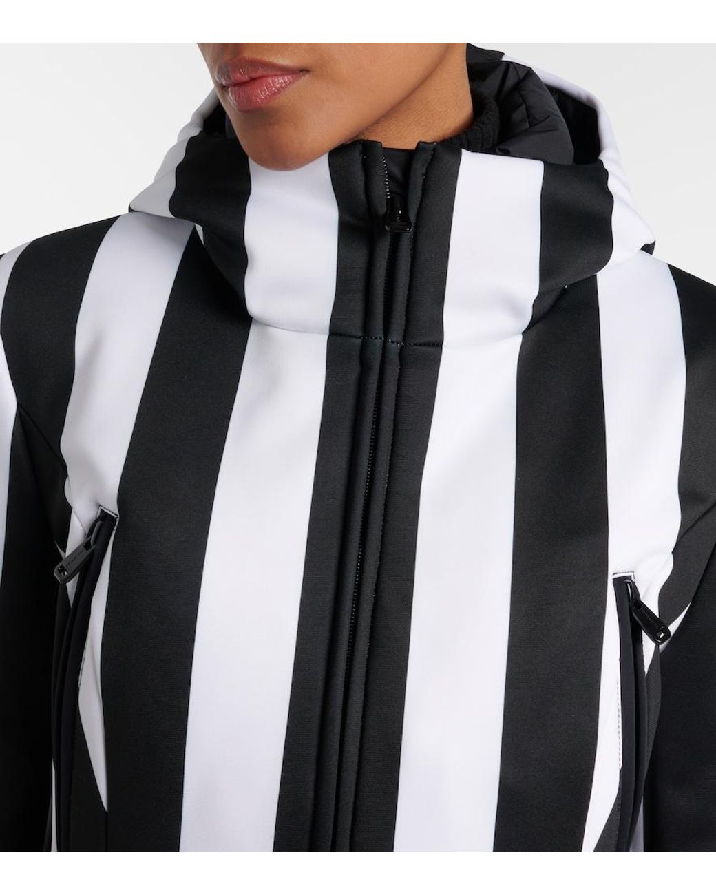 Goldbergh Black Linea Striped Ski Jacket