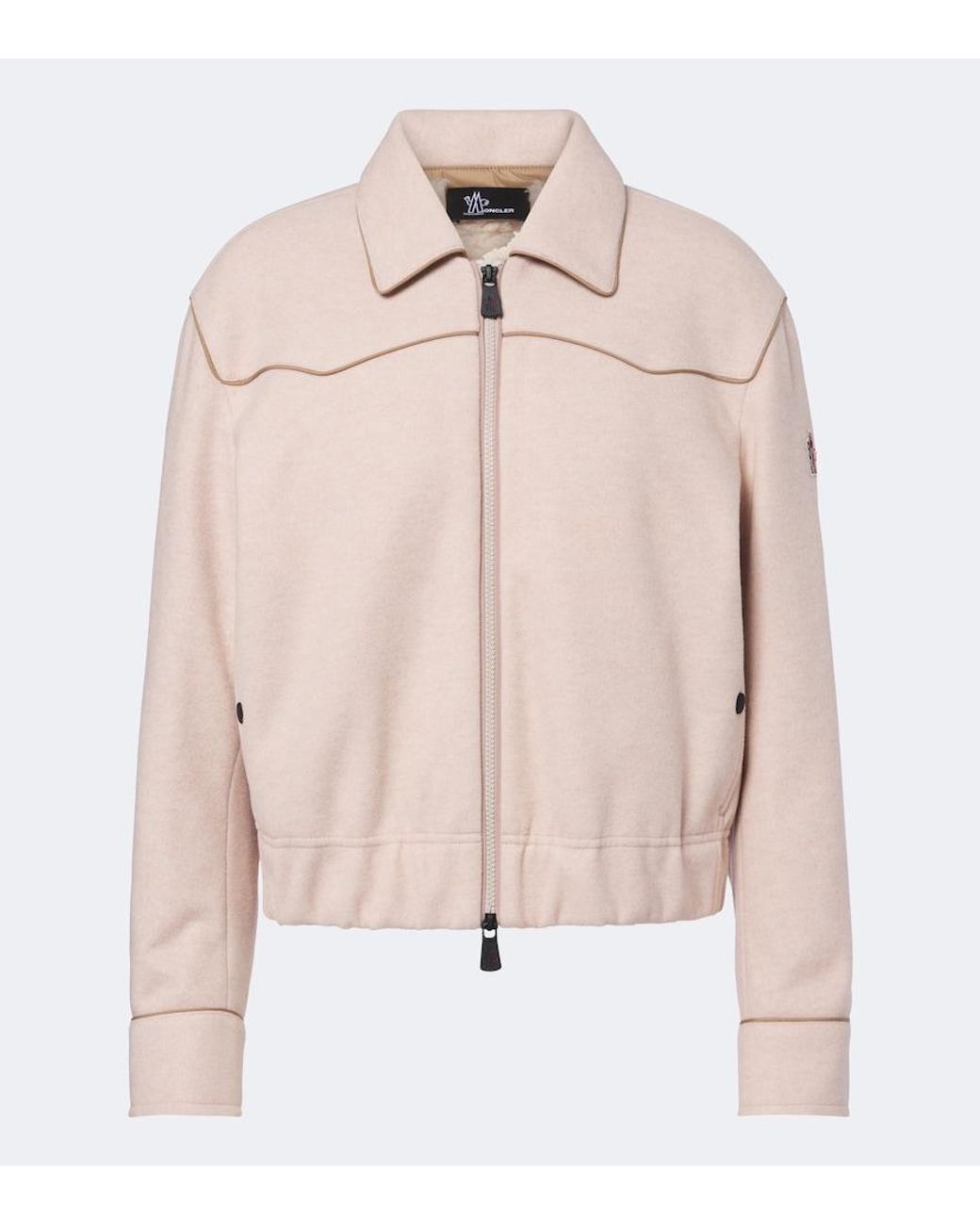 Moncler Pink Blouson Jacket