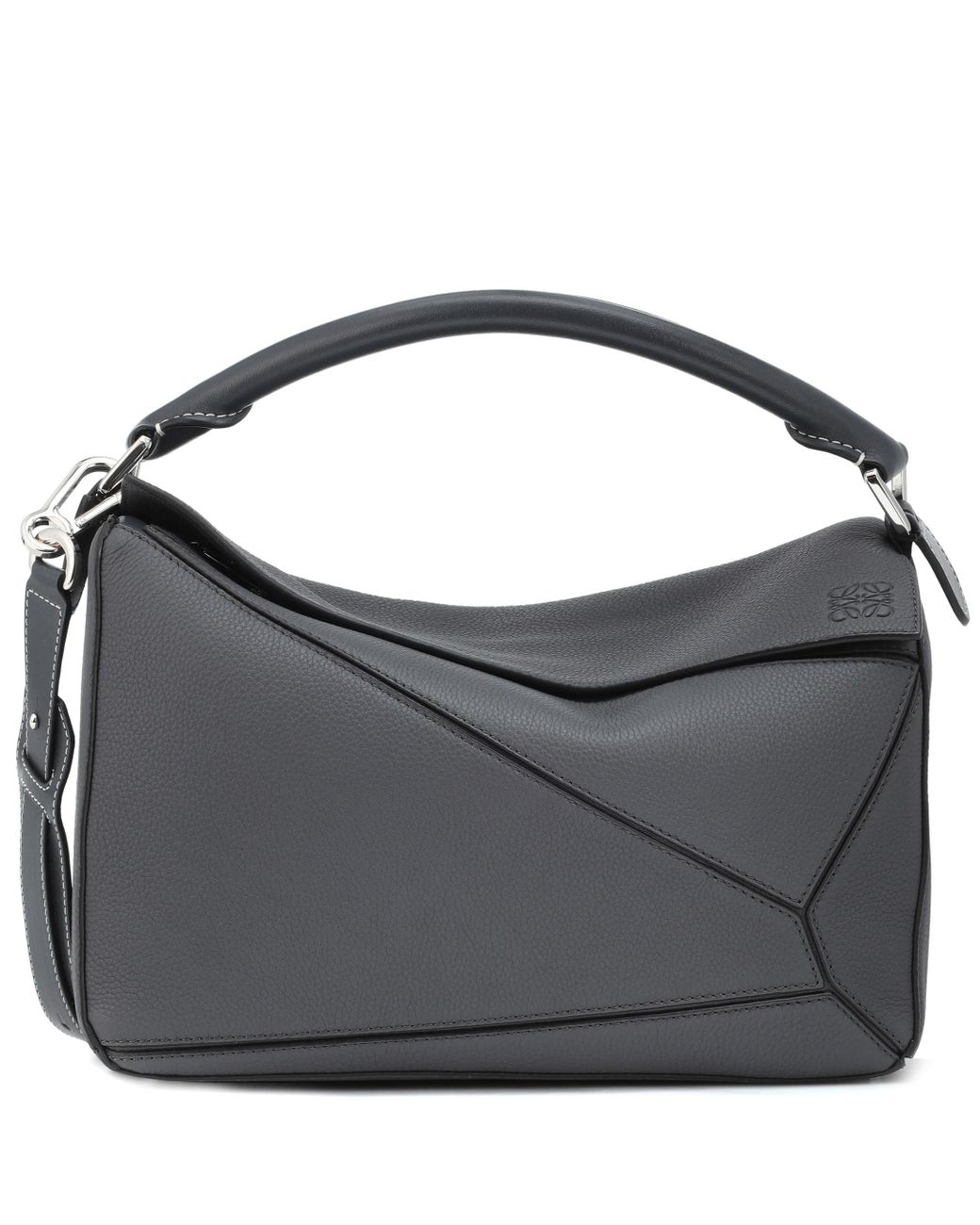 Loewe Women's Leather Puzzle Bag - Anthracite in Gray | Lyst