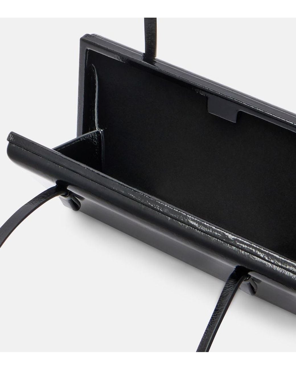 Totême Black Cocktail Leather Shoulder Bag
