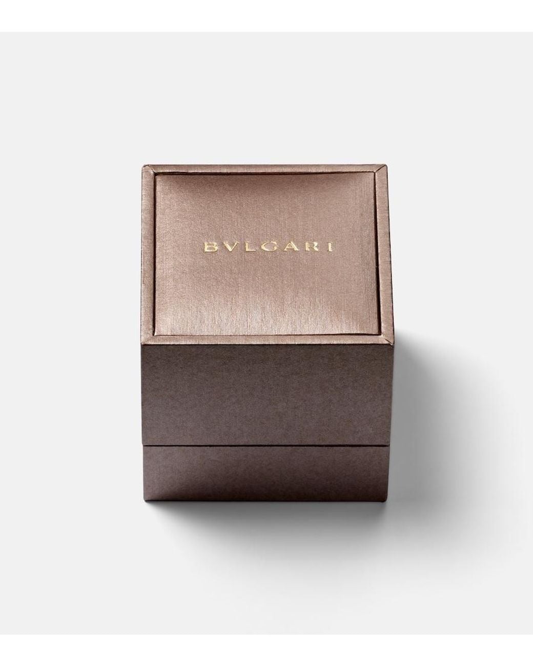 BVLGARI Metallic Cabochon 18Kt Ring With Diamonds