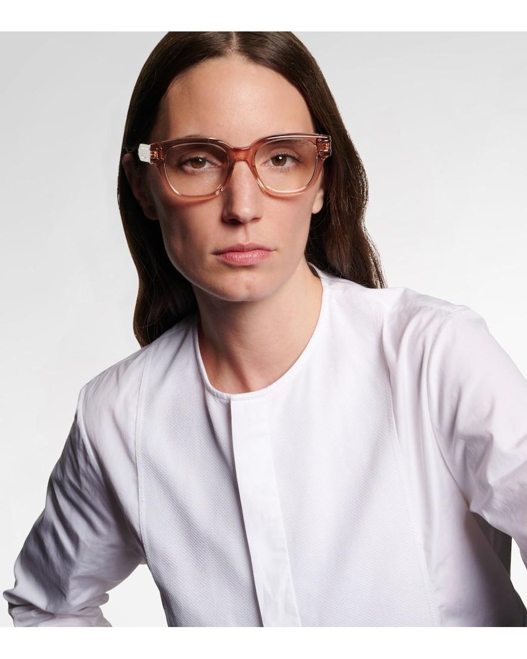 Dior Natural Diorsignatureo S6I Rectangular Glasses