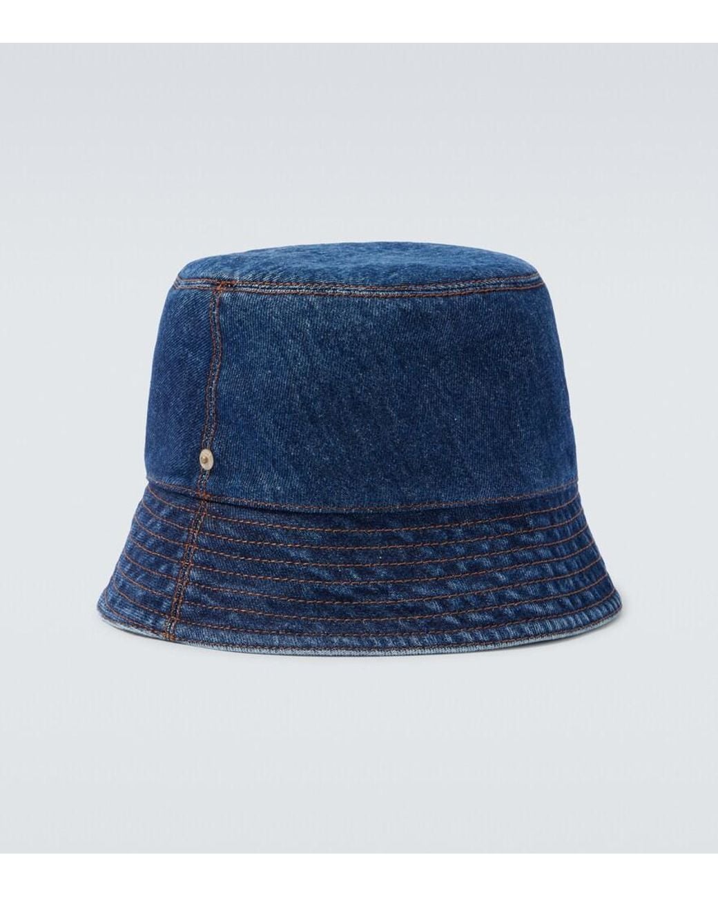 Loewe Hut Aus Denim in Blue für Herren