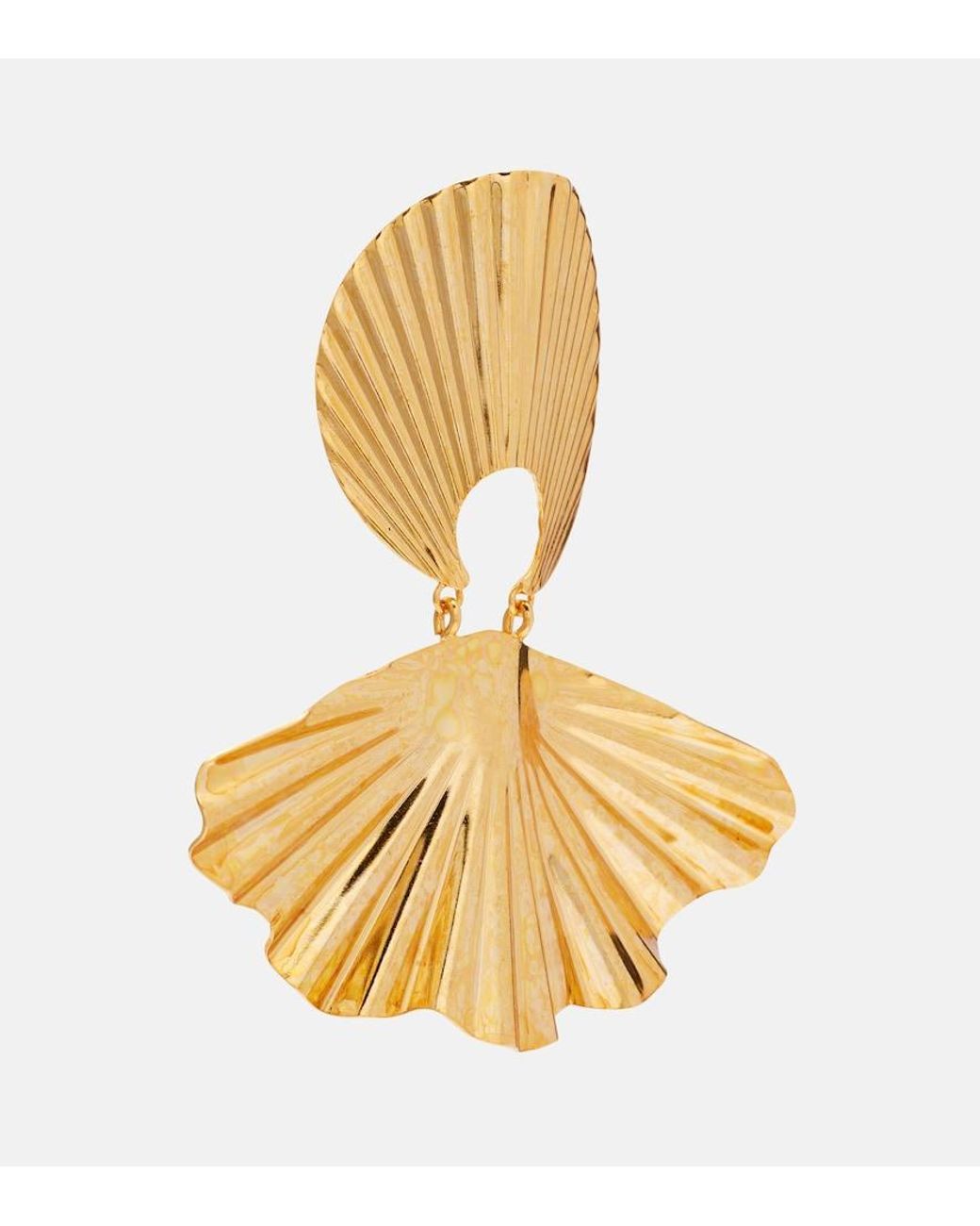 Jennifer Behr Metallic Nerissa-Plated Drop Earrings