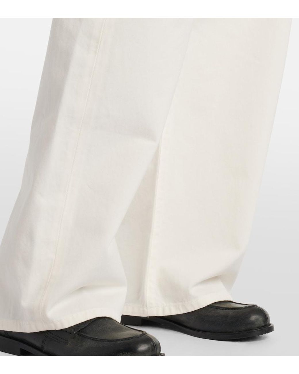 Citizens of Humanity White Ayla High-Rise Cotton Cargo Pants