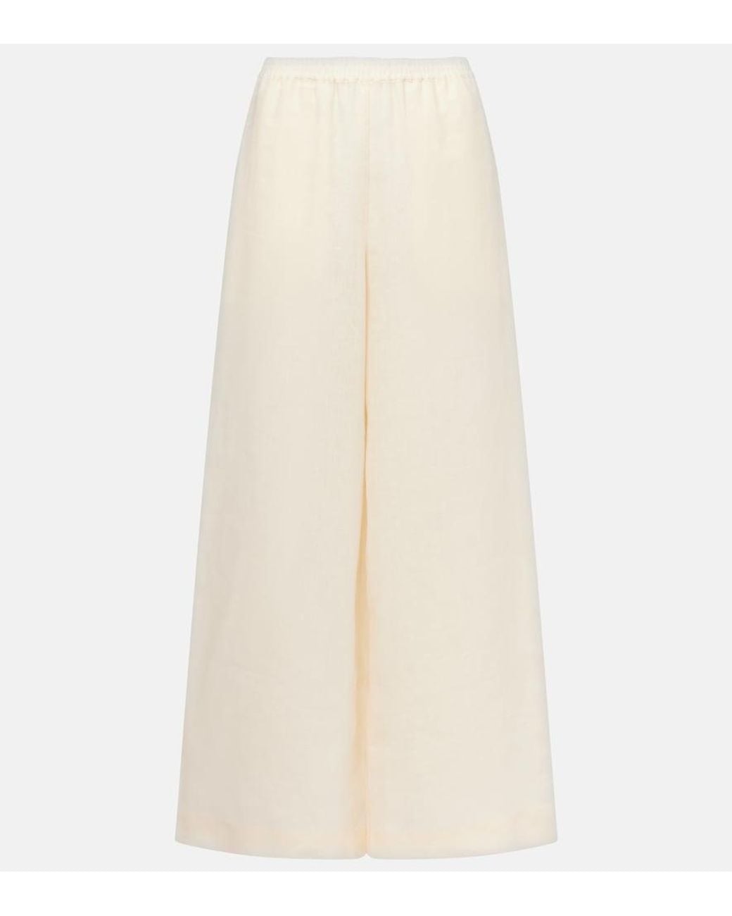 Pantalon Ample Select En Lin Eres en coloris Natural