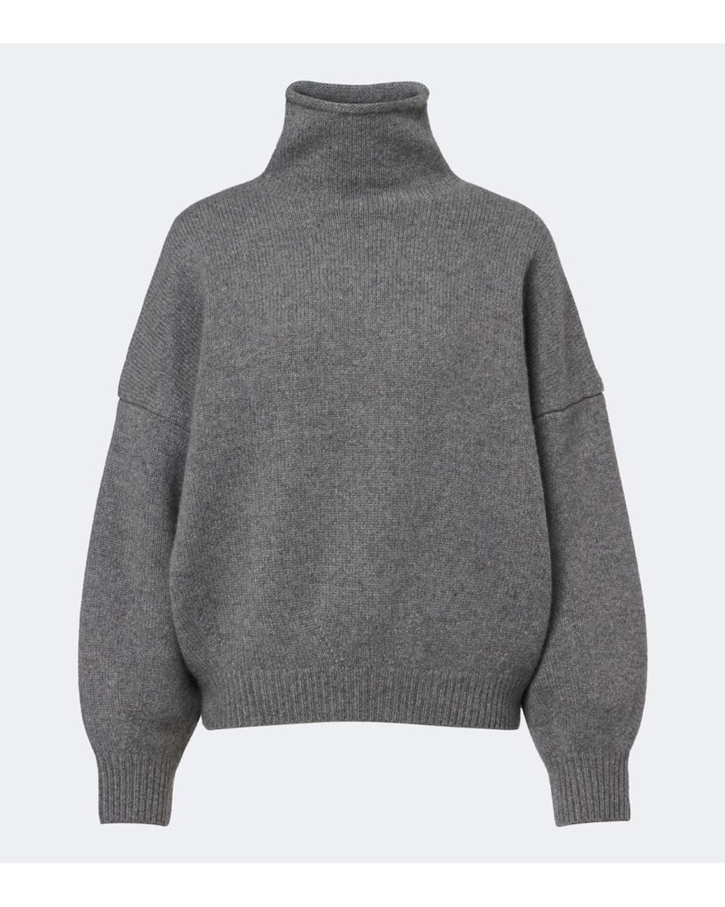 arch4 Gray Cimmie Cashmere Turtleneck Sweater