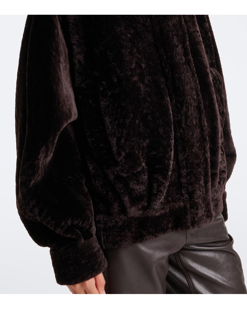 Arma Black Paula Shearling Jacket