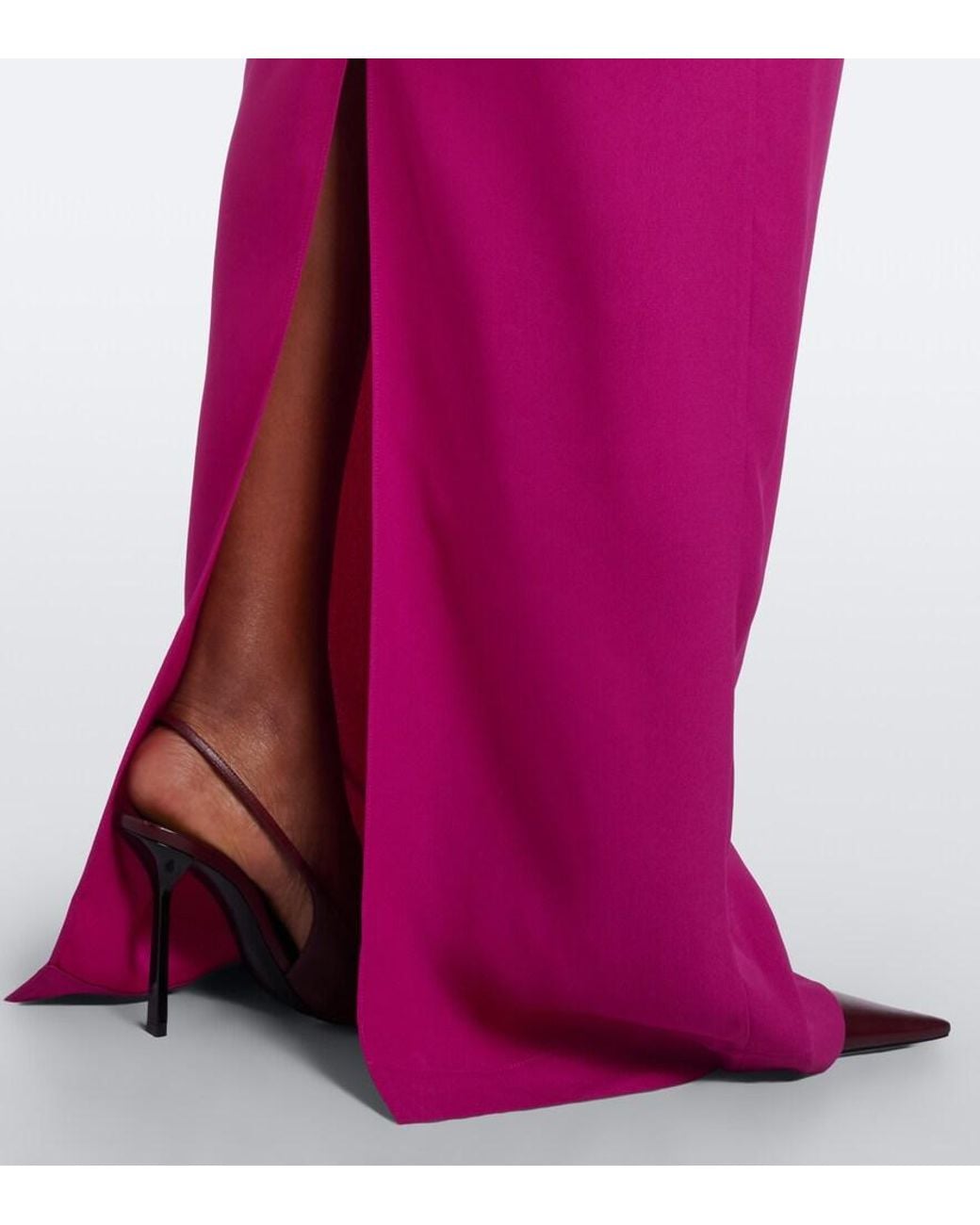 Taller Marmo Pink Eolia Draped Gown